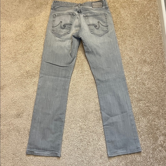 AG Adriano Goldschmied The Protege Straight Leg Light Gray Straight Jeans 30x34 - Picture 10 of 11